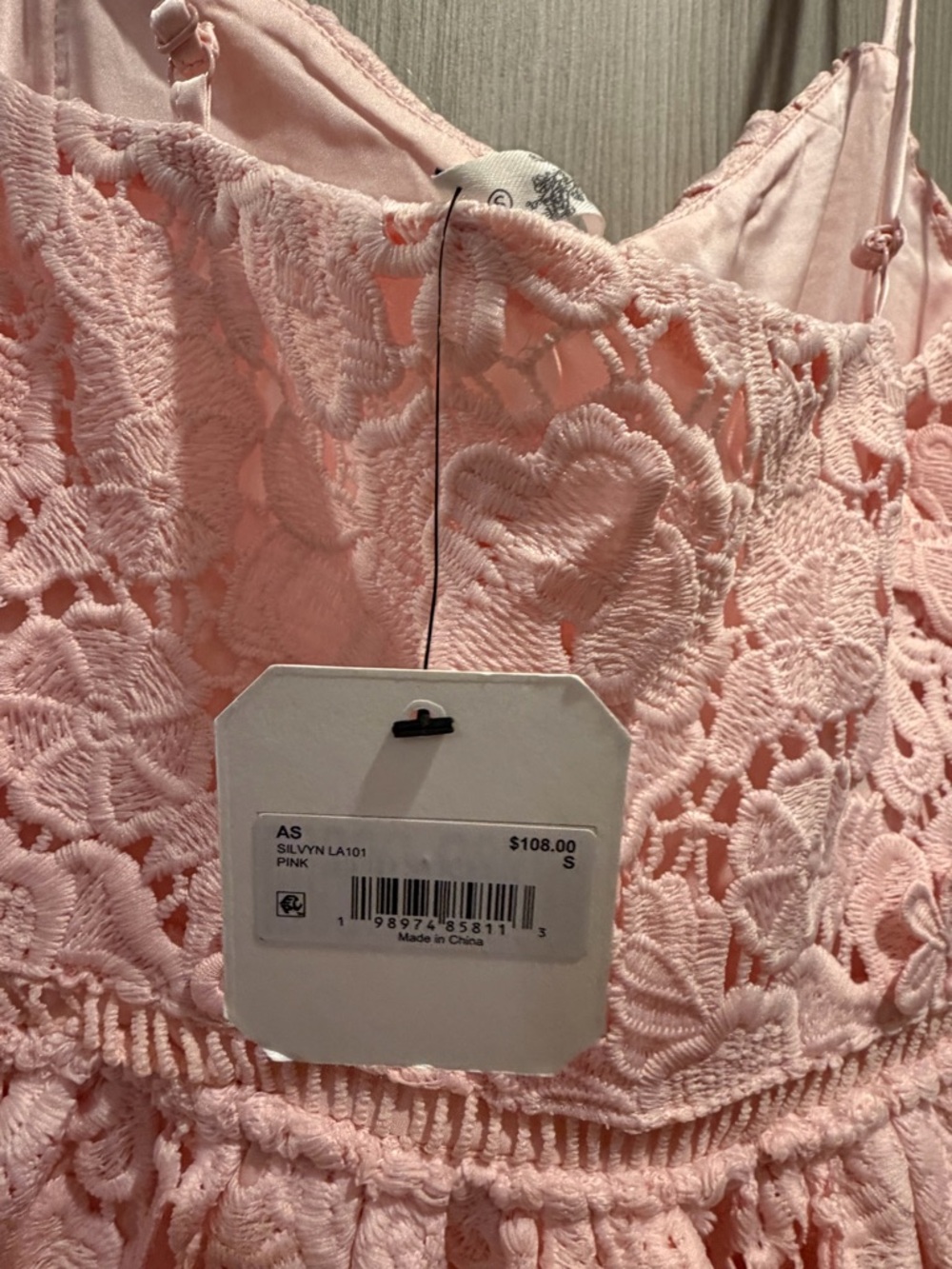 New with Tag! Altar’d State Silvyn Lace Mini Dress - Picture 9 of 10